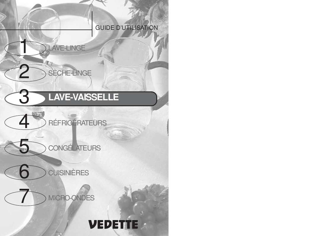 Guide utilisation VEDETTE VLA324 de la marque VEDETTE