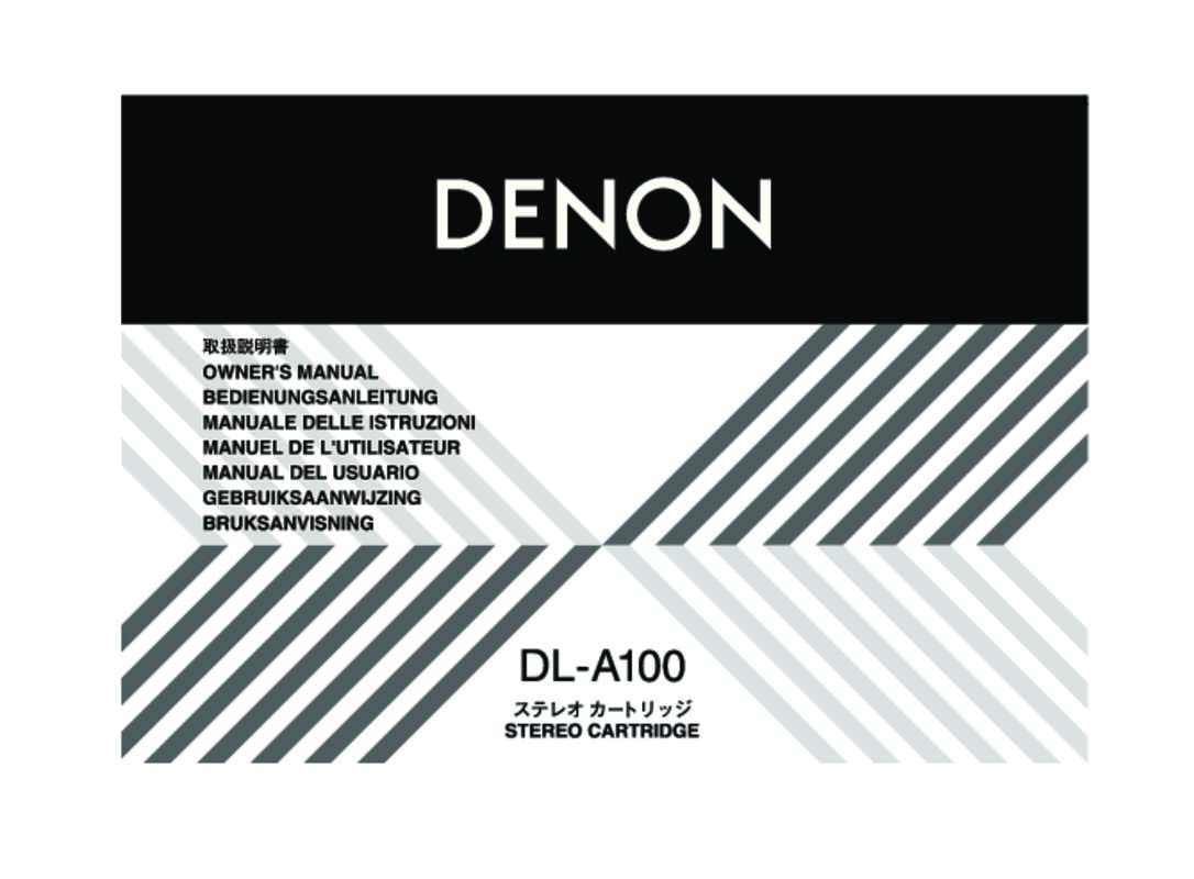 Guide utilisation  DENON DL-A100  de la marque DENON