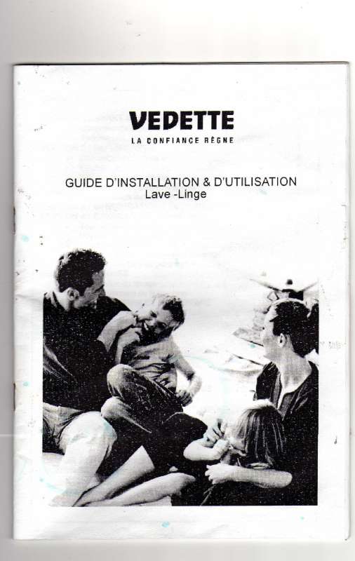Guide utilisation VEDETTE VLF 135 de la marque VEDETTE