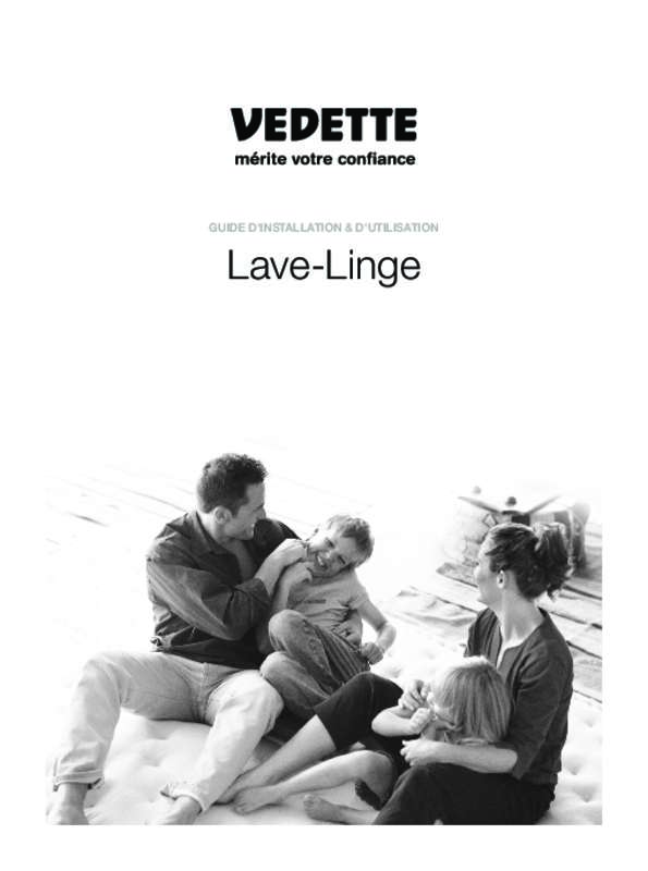 Guide utilisation VEDETTE VLF6112 de la marque VEDETTE