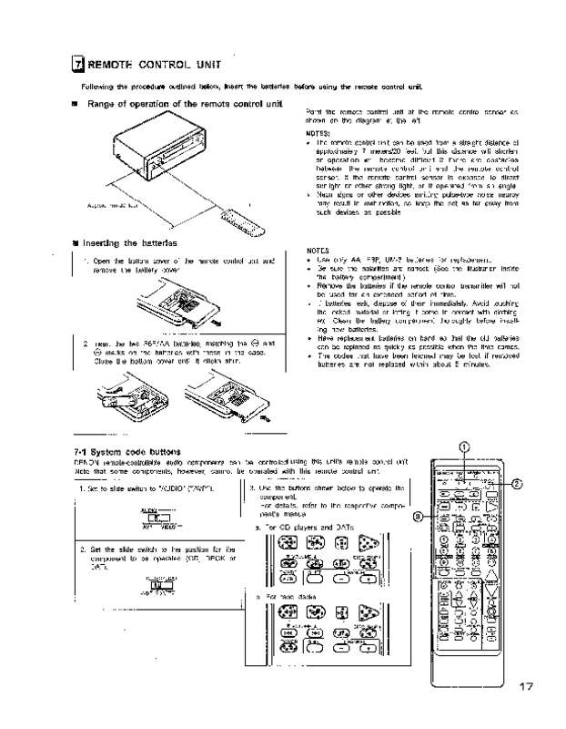 Guide utilisation DENON RC-196  de la marque DENON