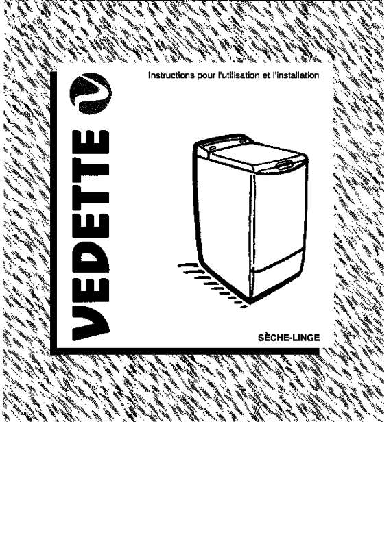 Guide utilisation VEDETTE EG66 de la marque VEDETTE