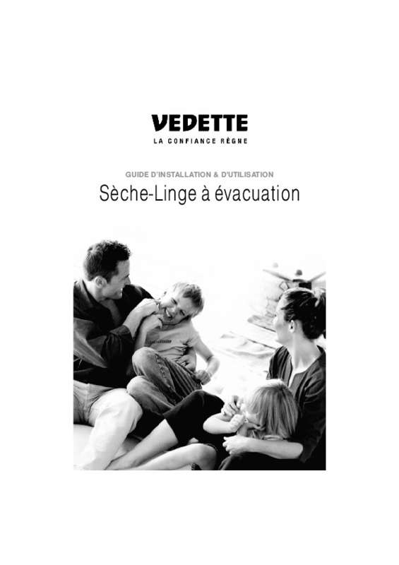 Guide utilisation VEDETTE VSF410 de la marque VEDETTE