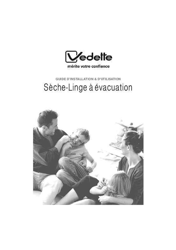 Guide utilisation VEDETTE VSF8320 de la marque VEDETTE