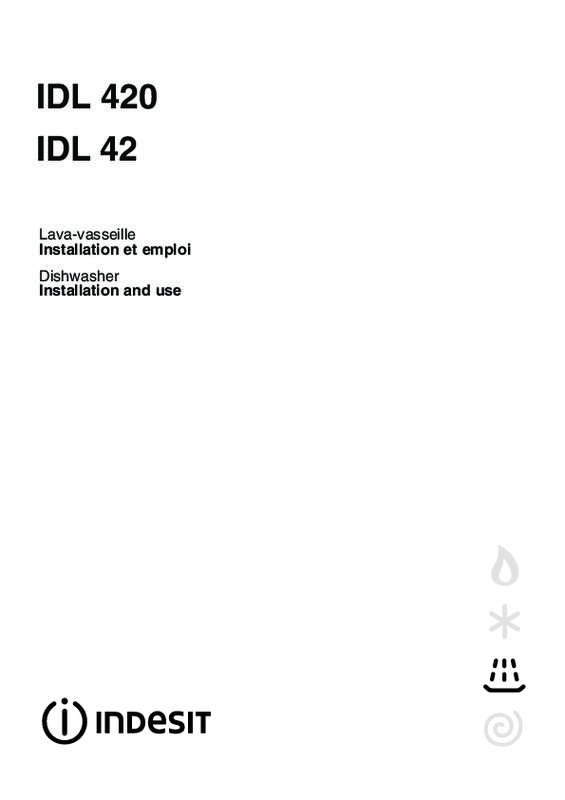 Guide utilisation INDESIT IDL 420 de la marque INDESIT
