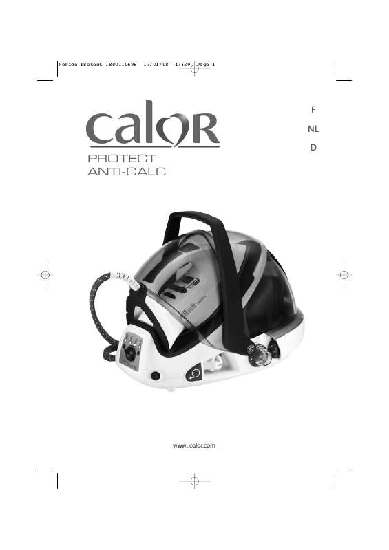 Guide utilisation CALOR PROTECT ANTI-CALC  de la marque CALOR