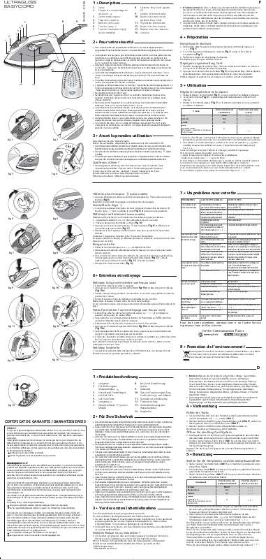 Guide utilisation CALOR FV4350  de la marque CALOR