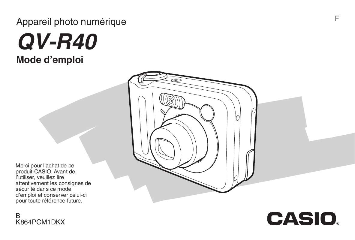 Guide utilisation CASIO QV-R40  de la marque CASIO