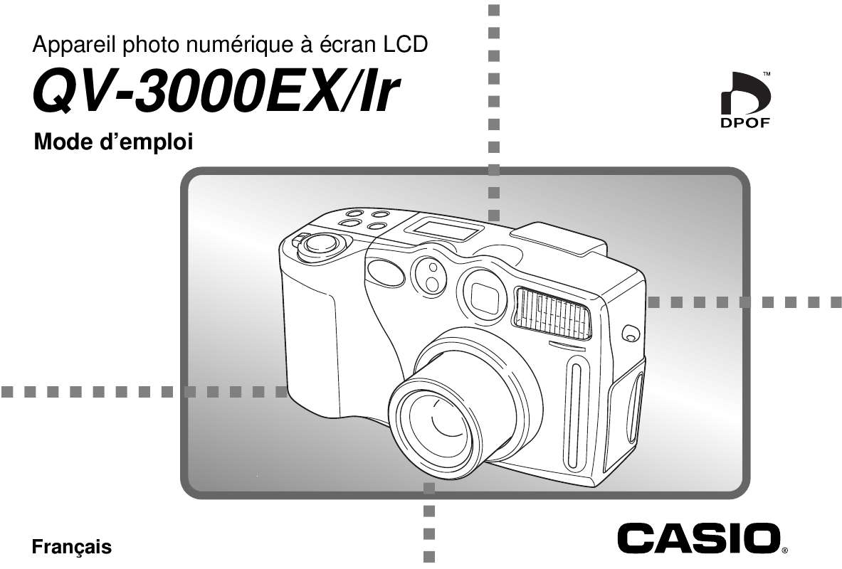 Guide utilisation CASIO QV3000IR-  de la marque CASIO