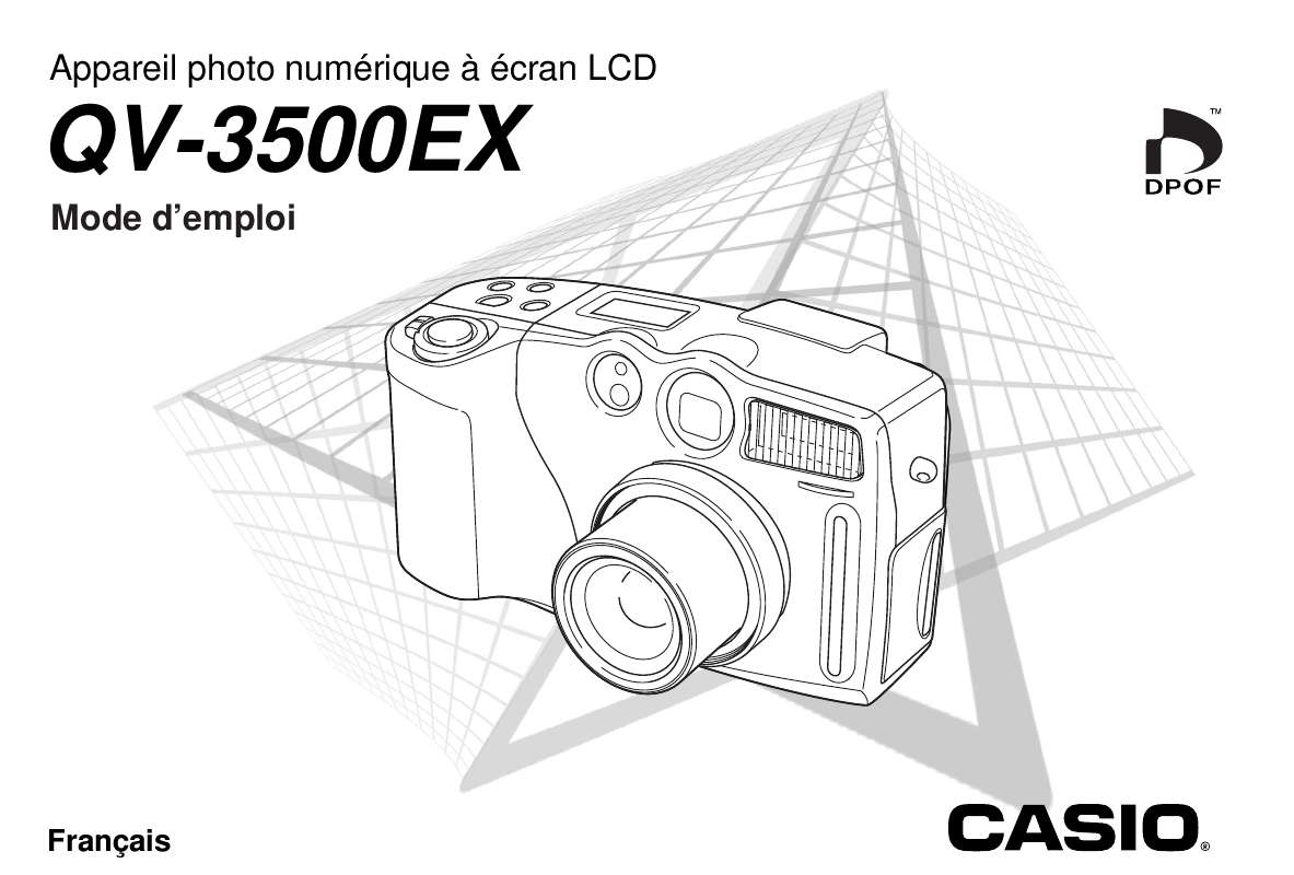 Guide utilisation CASIO QV3500EXILIM EX-  de la marque CASIO