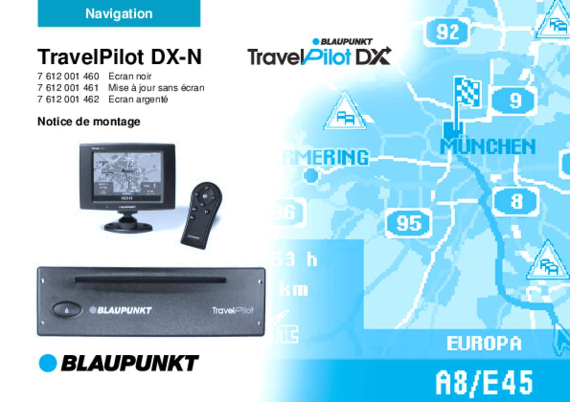 Guide utilisation BLAUPUNKT TRAVELPILOT NX  de la marque BLAUPUNKT