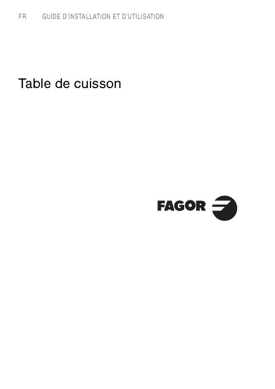 Guide utilisation FAGOR IGF-22R de la marque FAGOR