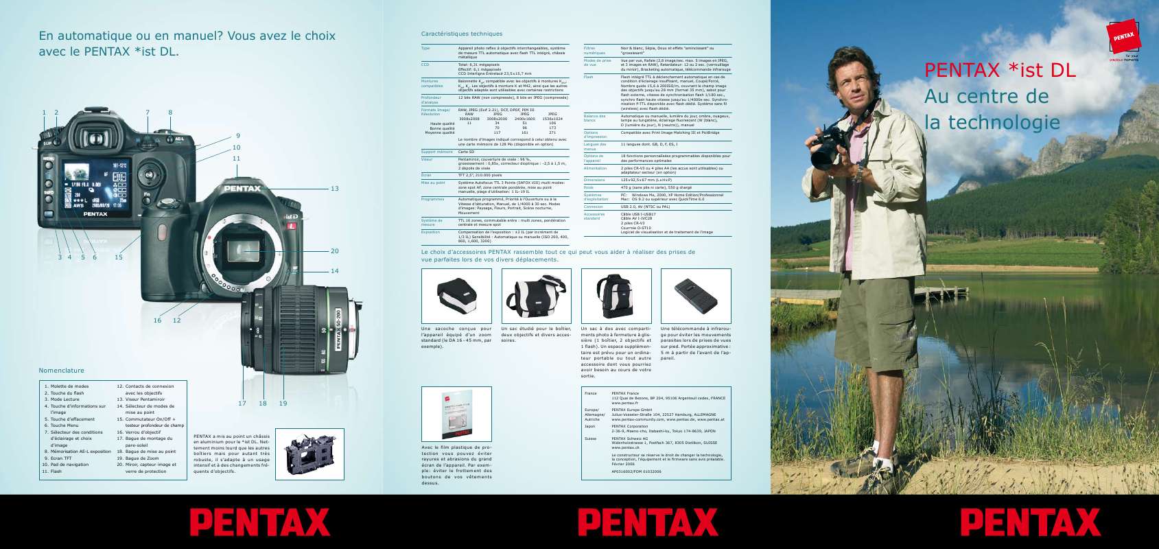 Guide utilisation PENTAX IST DL  de la marque PENTAX
