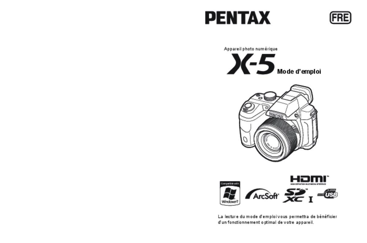 Guide utilisation PENTAX X-5  de la marque PENTAX