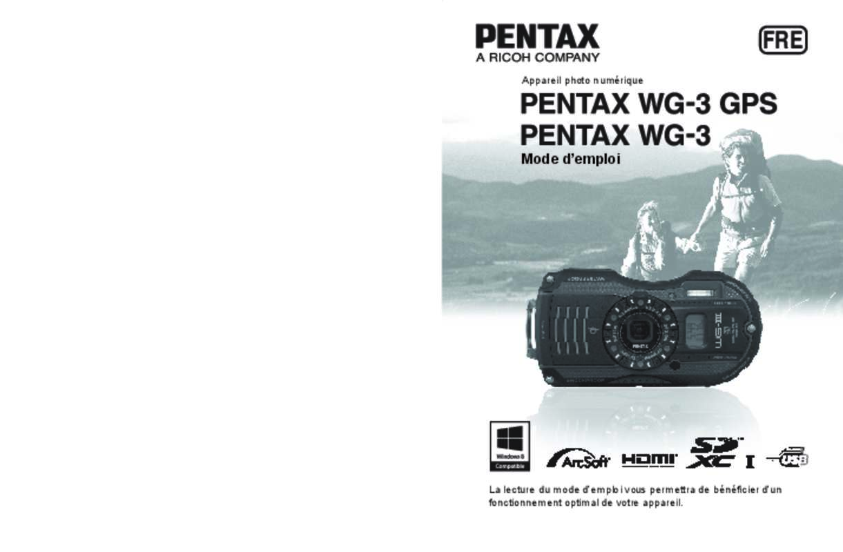 Guide utilisation PENTAX OPTIO WG3-GPS  de la marque PENTAX