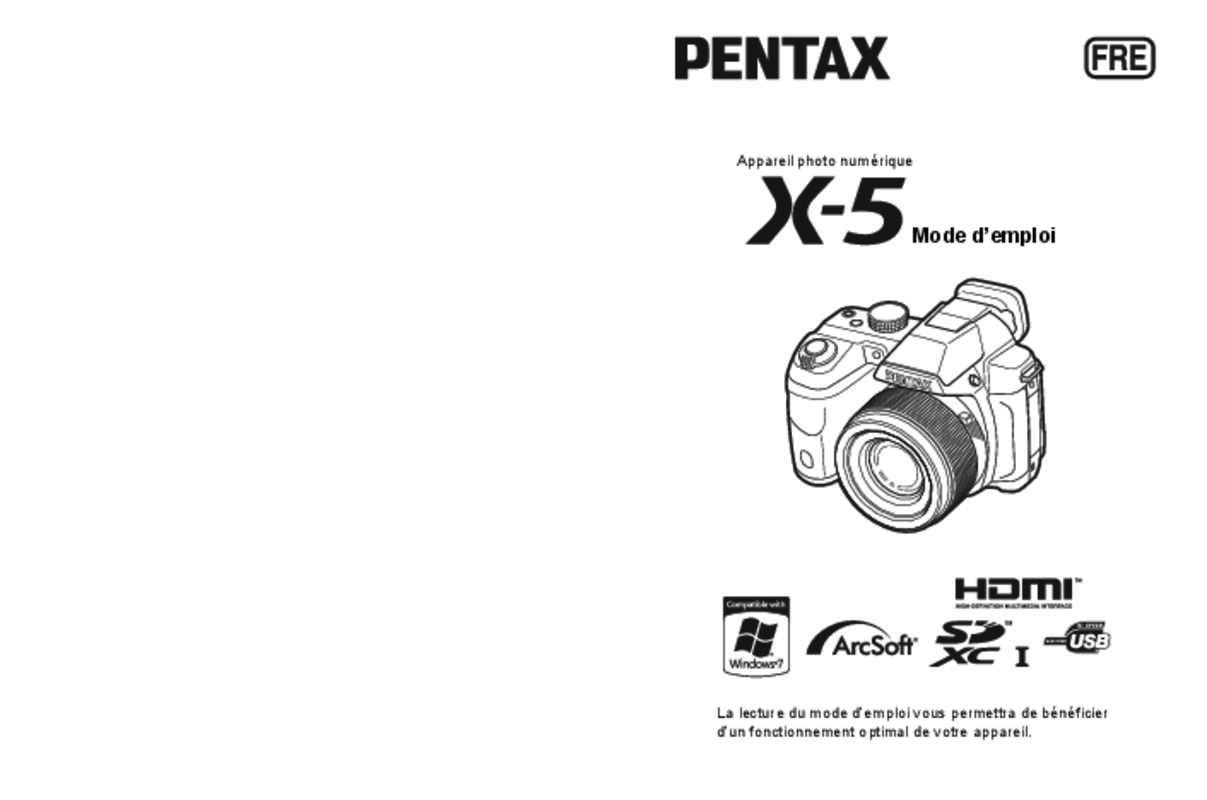 Guide utilisation PENTAX X5  de la marque PENTAX