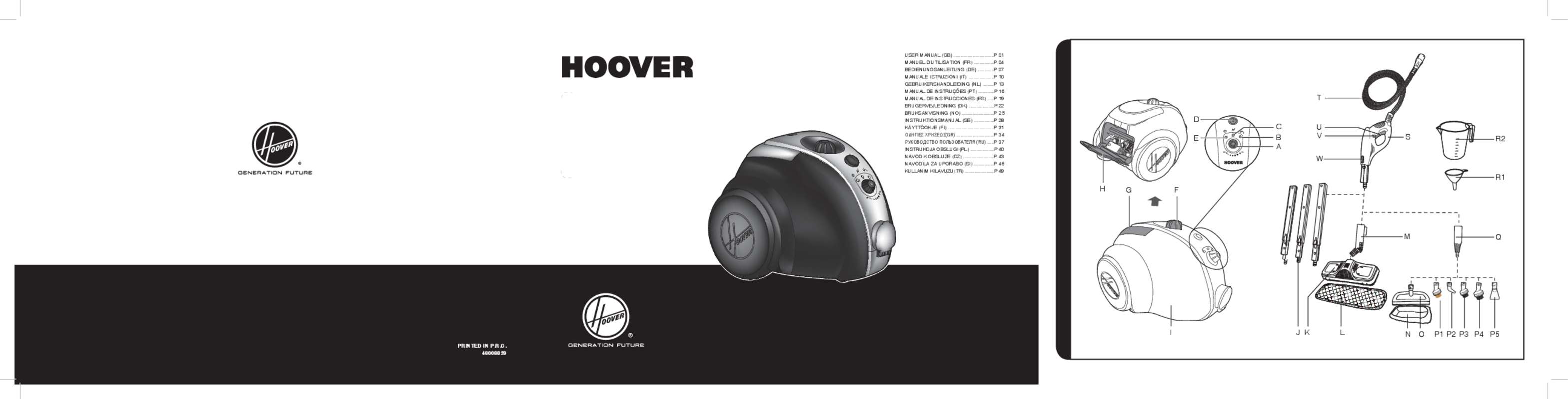 Guide utilisation HOOVER SCD 1600  de la marque HOOVER