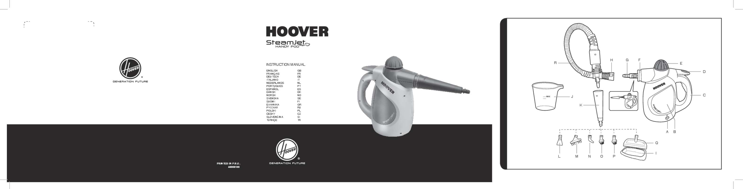 Guide utilisation HOOVER SSNHB 1300  de la marque HOOVER