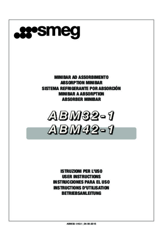 Guide utilisation SMEG ABM42-1  & ABM32-1 de la marque SMEG