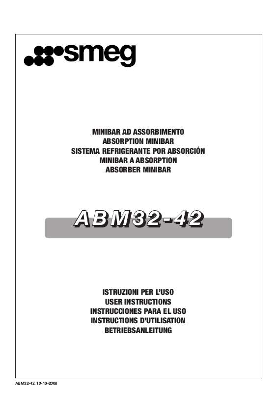 Guide utilisation SMEG ABM42FSN de la marque SMEG