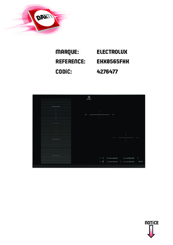 Guide utilisation ELECTROLUX EHX8565FHK de la marque ELECTROLUX