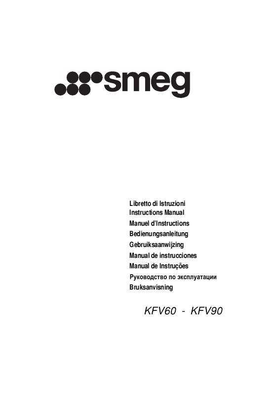 Guide utilisation SMEG KFV90 de la marque SMEG