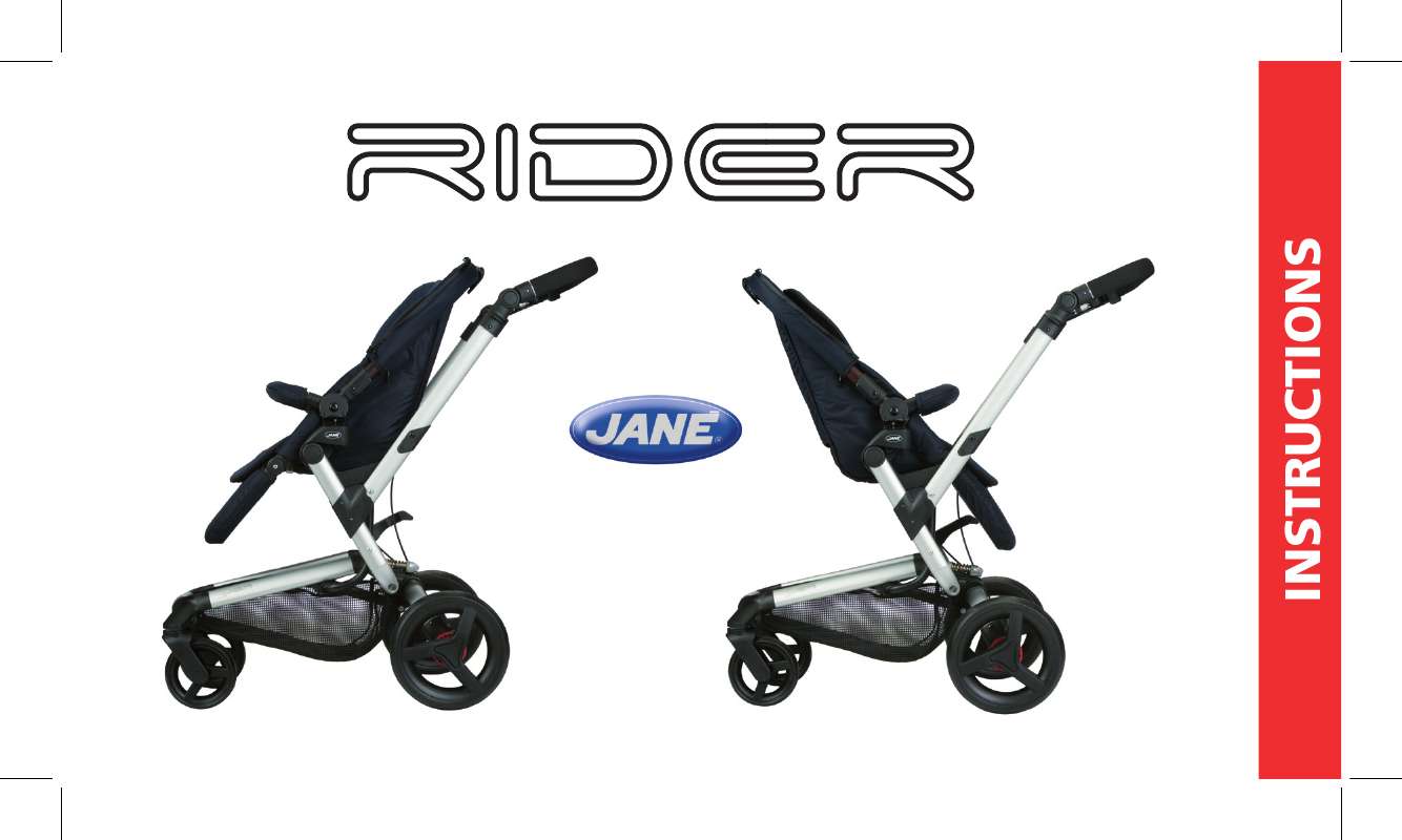 Guide utilisation JANE RIDER  de la marque JANE