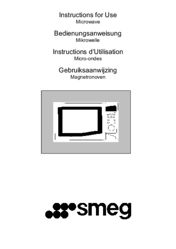 Guide utilisation SMEG ME202X de la marque SMEG