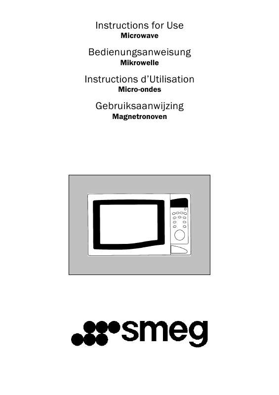 Guide utilisation SMEG ME203FX de la marque SMEG