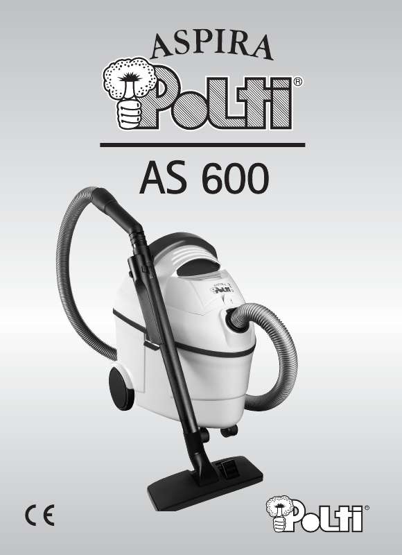 Guide utilisation POLTI ASPIRA AS600  de la marque POLTI