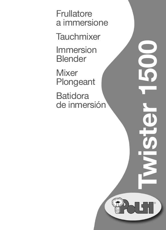 Guide utilisation POLTI TWISTER 1500  de la marque POLTI
