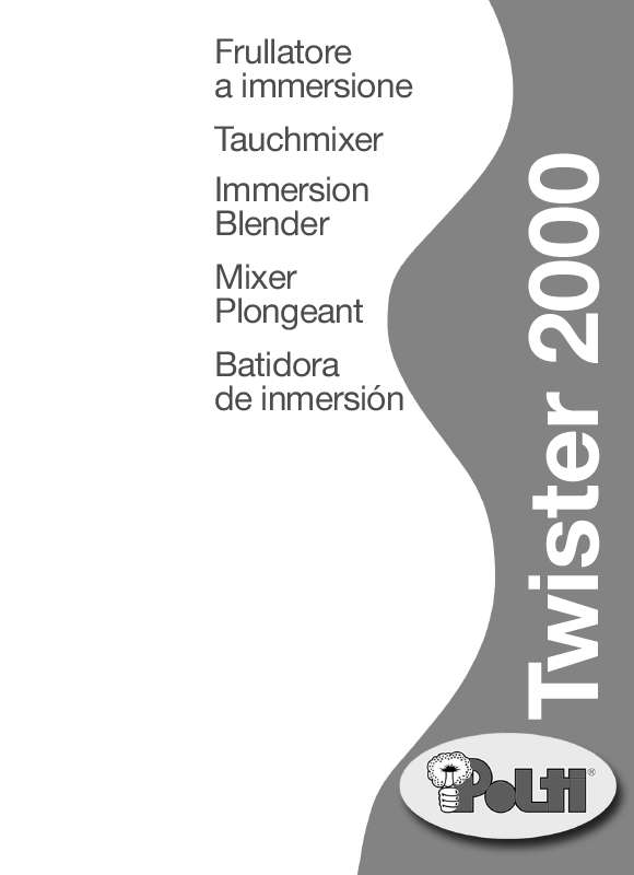 Guide utilisation POLTI TWISTER 2000  de la marque POLTI