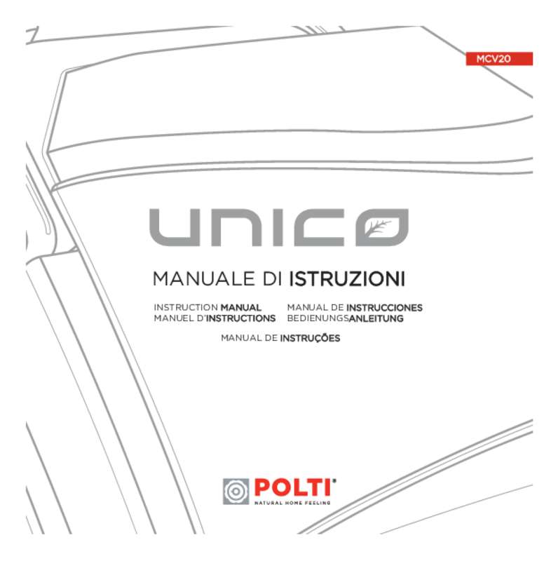 Guide utilisation POLTI UNICO MCV20 ALLERGY MULTIFLOOR  de la marque POLTI