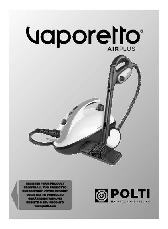 Guide utilisation POLTI VAPORETTO AIRPLUS  de la marque POLTI