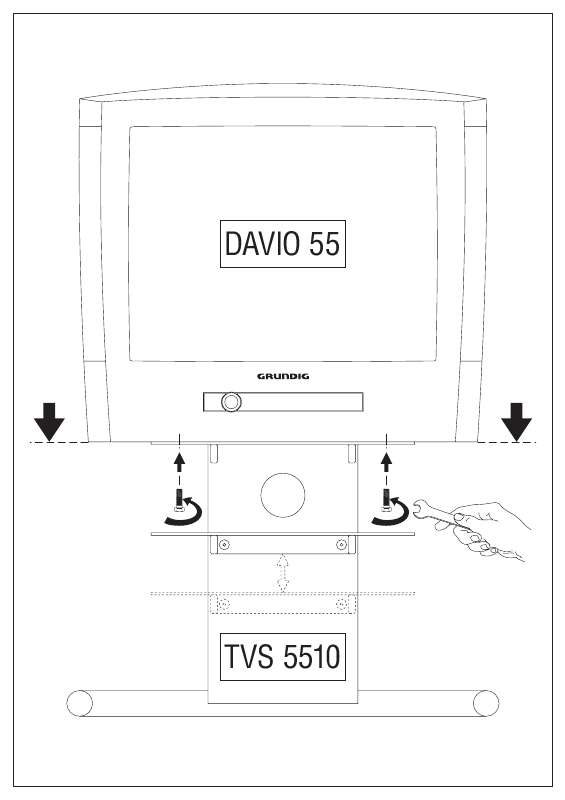 Guide utilisation GRUNDIG TVS 5510  de la marque GRUNDIG