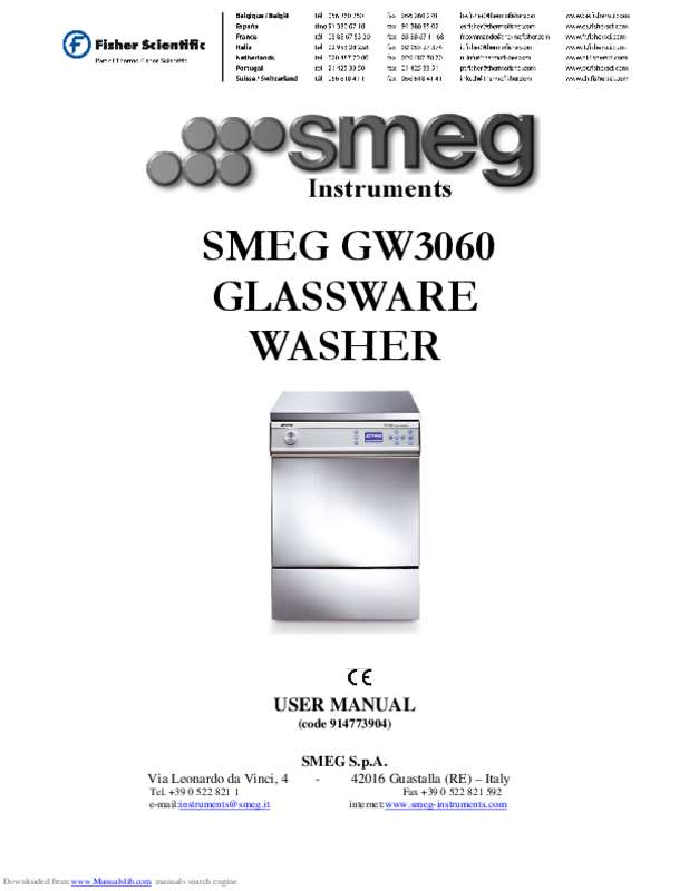 Guide utilisation SMEG SPA 42016 de la marque SMEG