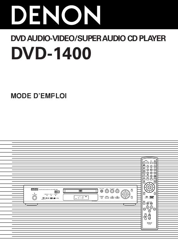 Guide utilisation DENON DVD-1400  de la marque DENON