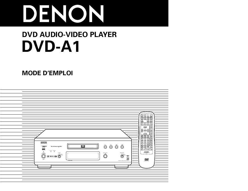 Guide utilisation DENON DVD-A1  de la marque DENON