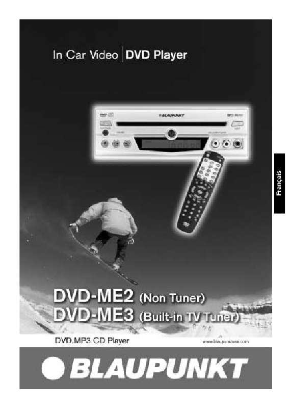 Guide utilisation BLAUPUNKT DVD-ME2  de la marque BLAUPUNKT