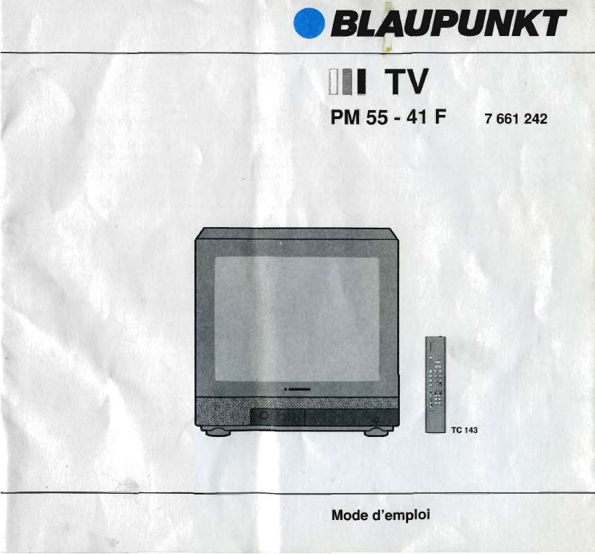 Guide utilisation BLAUPUNKT TC 143  de la marque BLAUPUNKT