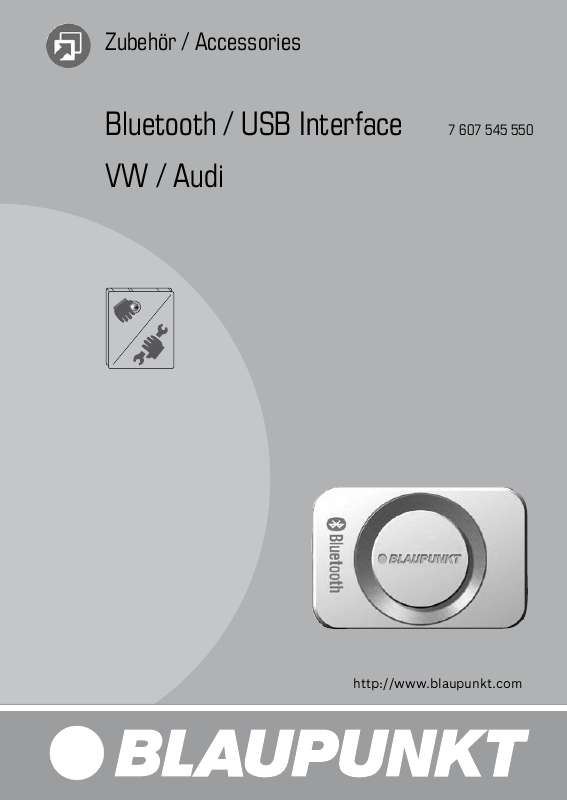 Guide utilisation BLAUPUNKT BLUETOOTH-USB INTERFACE  de la marque BLAUPUNKT