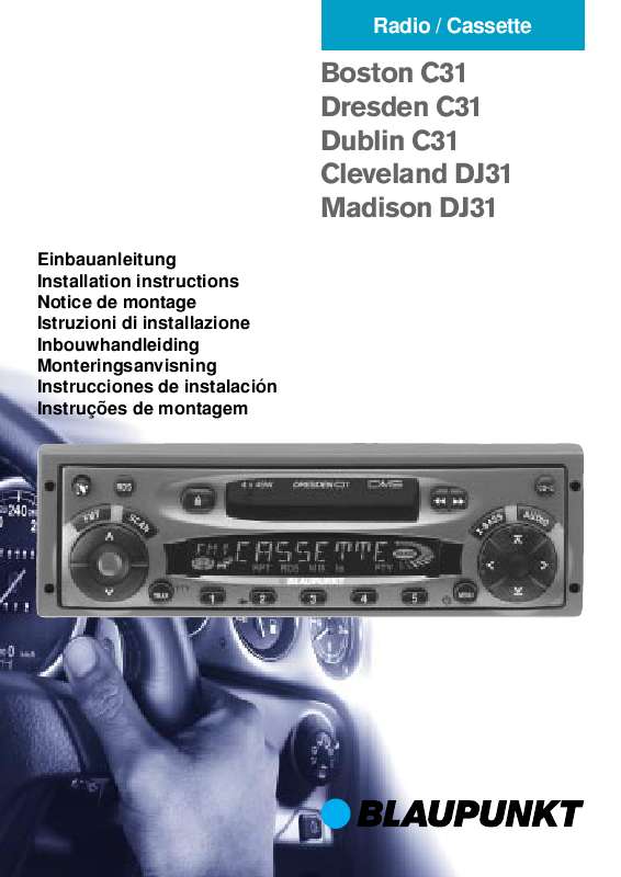 Guide utilisation BLAUPUNKT DUBLIN C31  de la marque BLAUPUNKT
