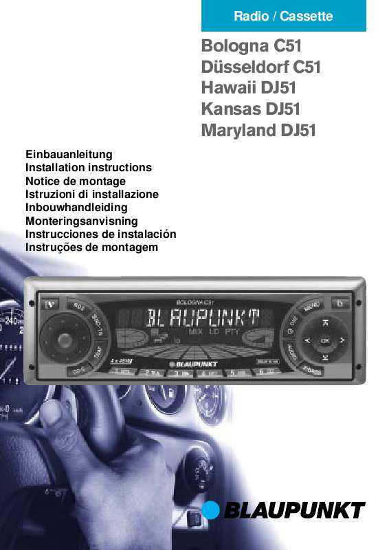 Guide utilisation BLAUPUNKT HAWAII DJ51 AG F. DJ  de la marque BLAUPUNKT