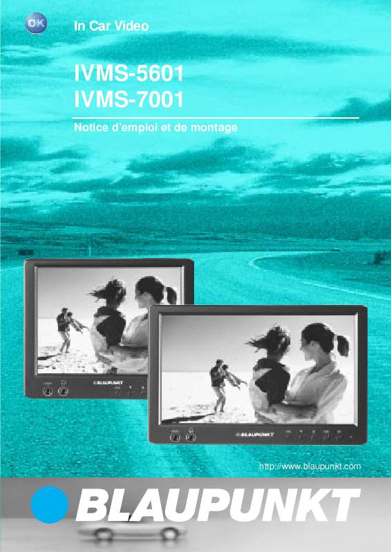 Guide utilisation BLAUPUNKT IVMS-7001 7 TFT-LCD-MON.  de la marque BLAUPUNKT