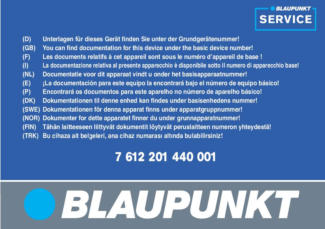 Guide utilisation BLAUPUNKT LUCCA 3.5 EDITION SCANDINAVIA  de la marque BLAUPUNKT