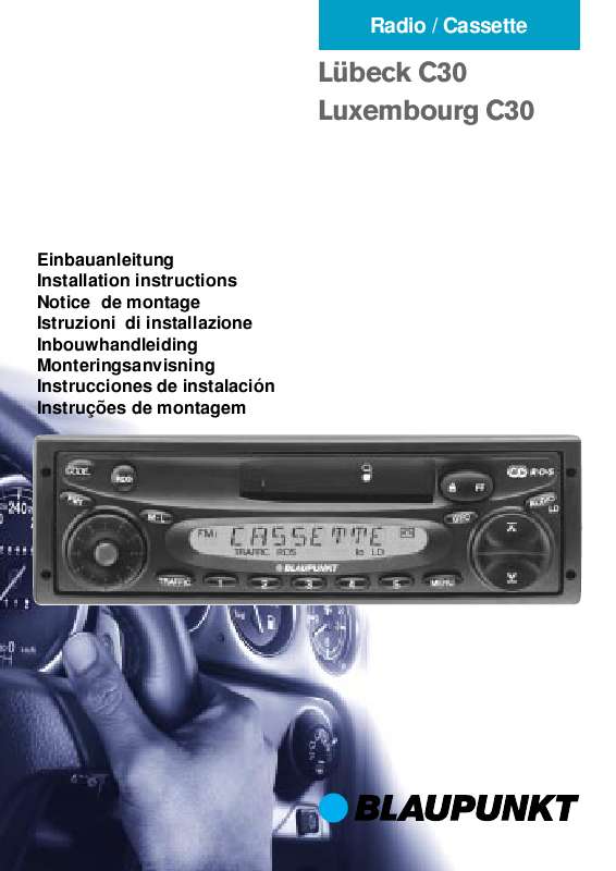Guide utilisation BLAUPUNKT LUXEMBOURG C30  de la marque BLAUPUNKT