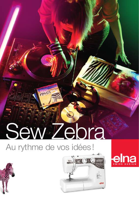 Guide utilisation ELNA SEW ZEBRA  de la marque ELNA