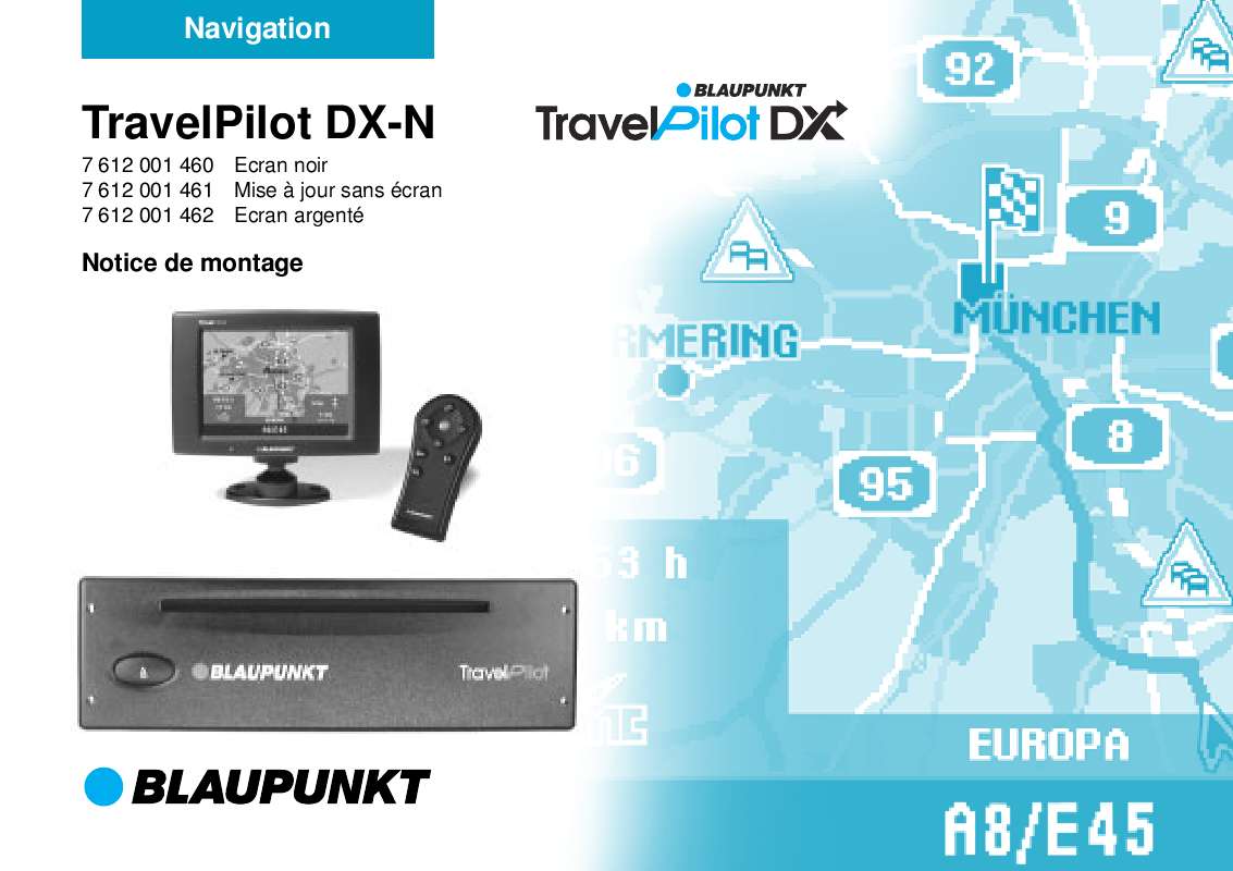 Guide utilisation BLAUPUNKT TP DX-N BLACK  de la marque BLAUPUNKT
