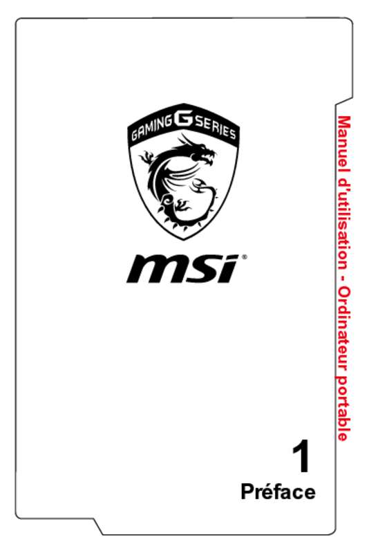 Guide utilisation MSI GGS70 6QE  de la marque MSI