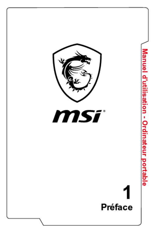 Guide utilisation MSI GS43VR 7RE-086FR PHANTOM PRO  de la marque MSI